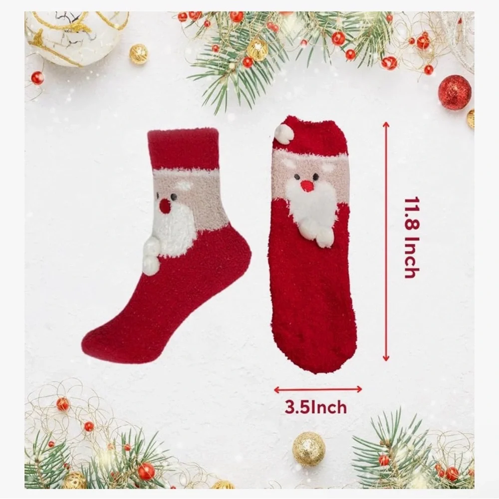New Christmas Festive Bear Ornament Gift with Ribbon
